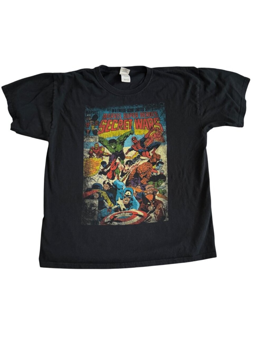 Marvel Super Heroes Secret Wars Graphic T-Shirt Size L